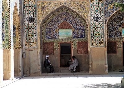 Clerics at mosque in Isfahan