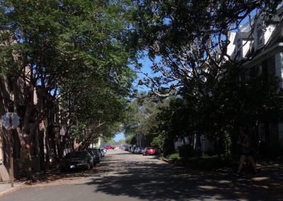 Street leading to Charleston Harbour, Charleston, SC